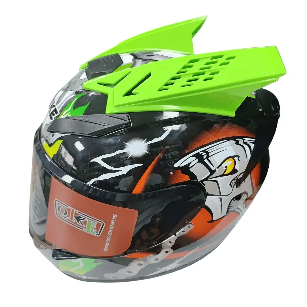 2 шт. пластиковый мотоциклетный шлем с рогом самоклеящиеся прочные рога для