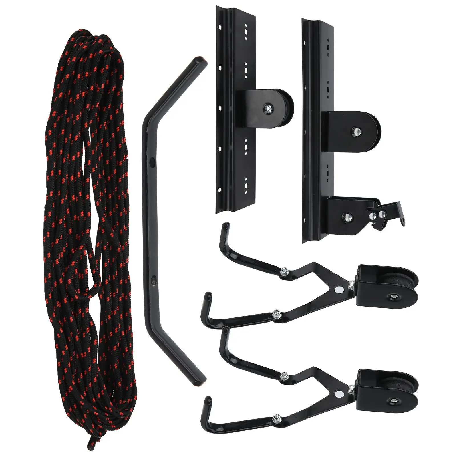 Система шкивов подъема велосипеда на потолке для гаража — идеально подходит