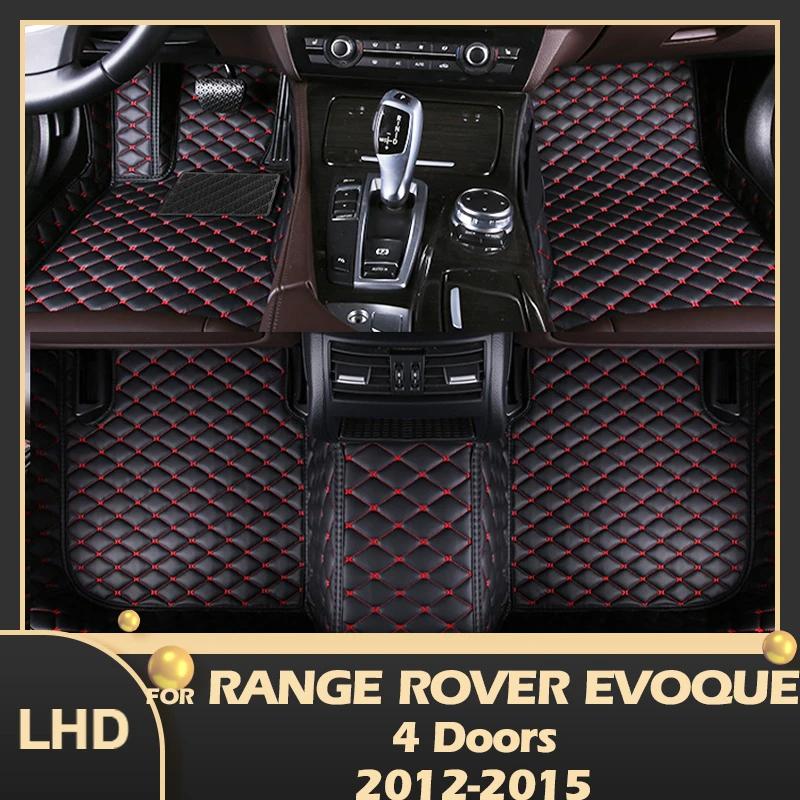 

Автомобильные коврики для Land Rover Evoque Four Door 2012 2013 2014 2015 Custom Auto Foot Pads, ковер, крышка, аксессуары для интерьера
