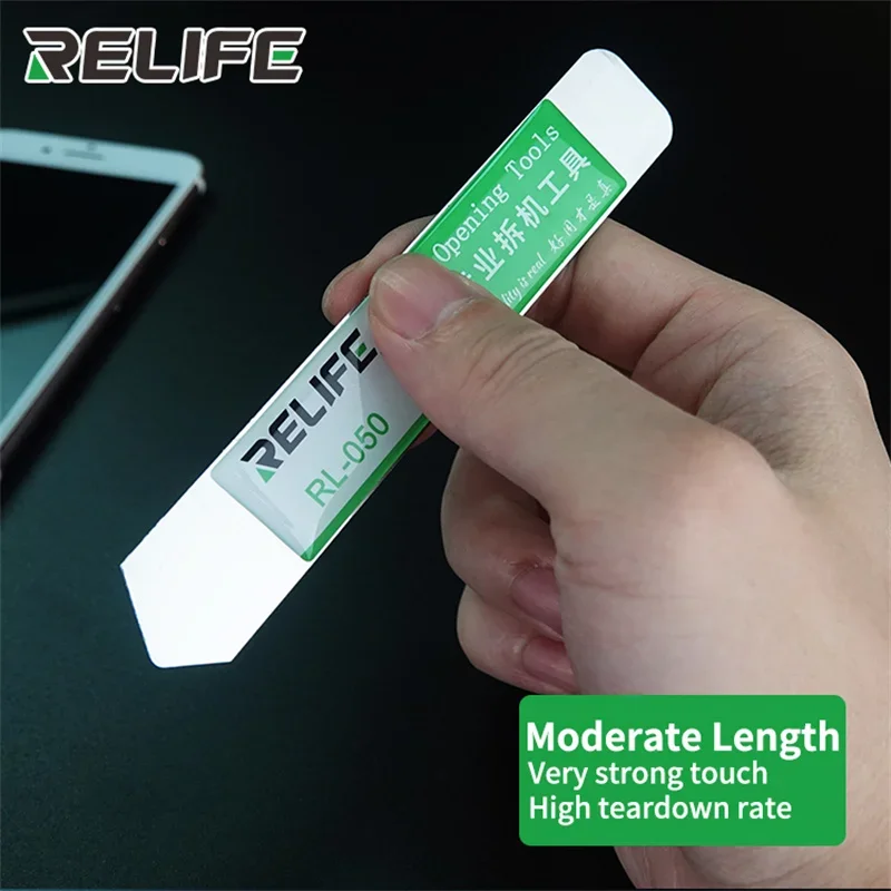 

RELIFE RL-050 Профессиональные инструменты для открытия из нержавеющей стали Высокопрочный мобильный телефон Планшет ЖК-экран Разборка Pry Spudger