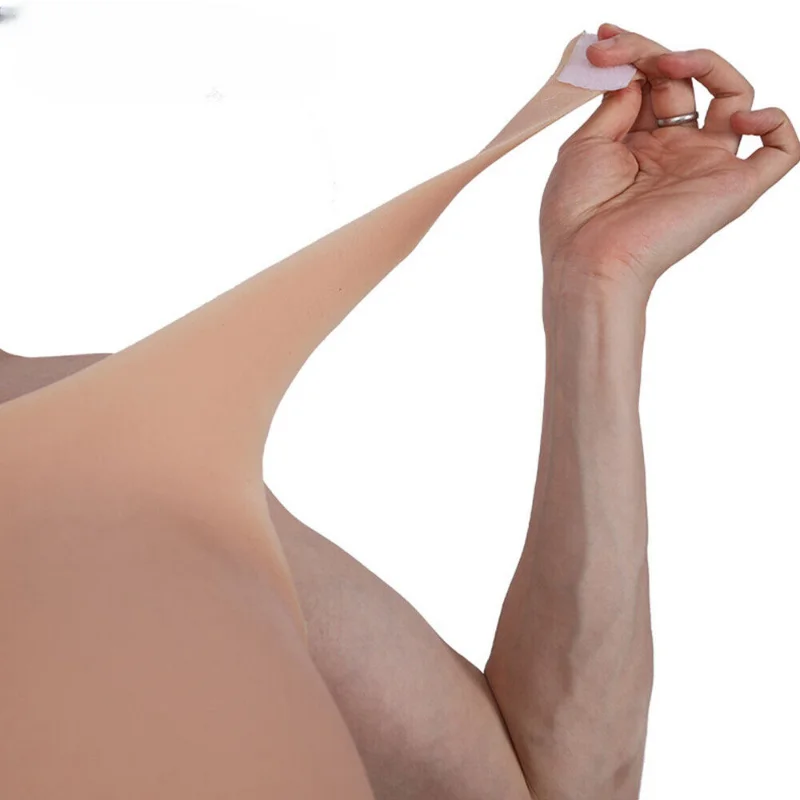 H Cup Halter Backless Strap on Silicone Breast Forms Fake Boobs Crossdressers Costume for Large-scale Events