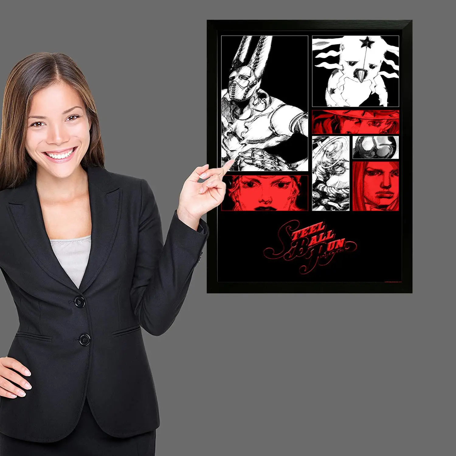 Jojo Steel Ball Run Печать на холсте