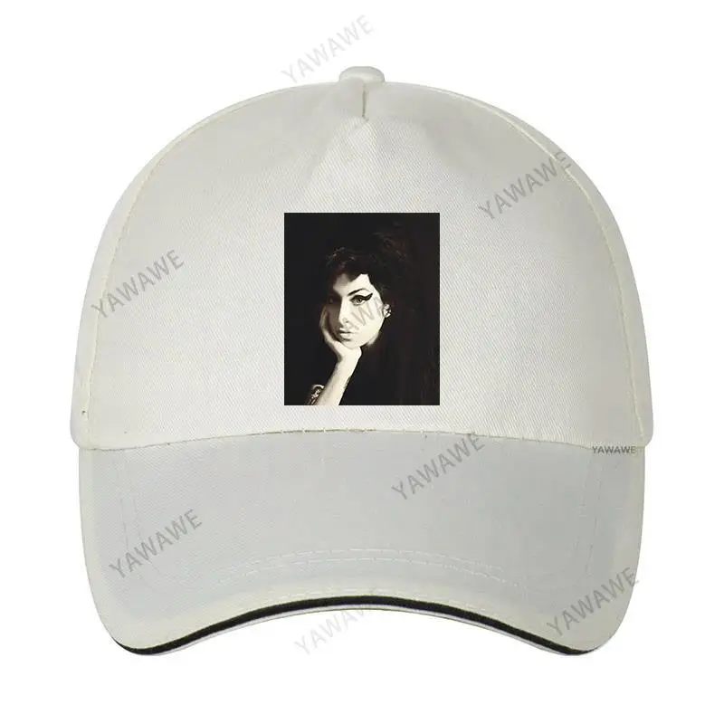 

Baseball Cap Spring Summer Solid Sunhat Amy Winehouse Black & White Portrait Pic Image Baseball Caps Summer Casual Adjustable