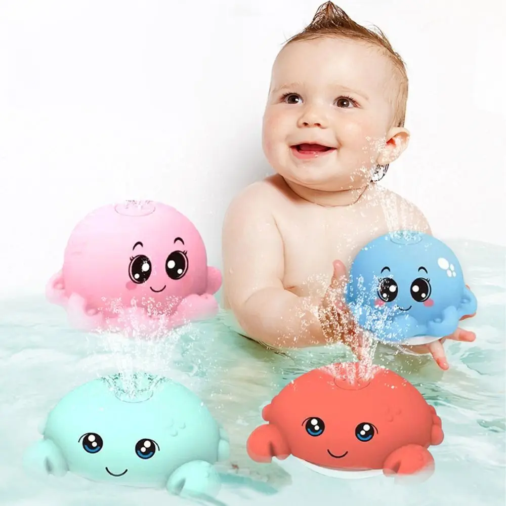

Delicate Electric Octopus Crab Automatic Water Spray Water Toys Baby Bath Toys Shower Toys