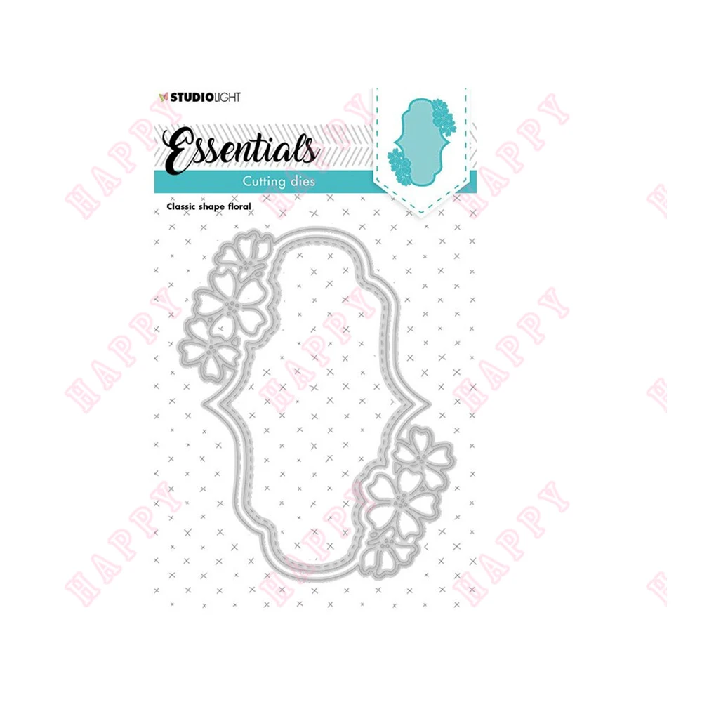 

2022 Summer Classic Label Floral Cutting Dies Diy Scrapbooking Paper Greeting Cards Album Diary Crafts Decoration Embossing Mold