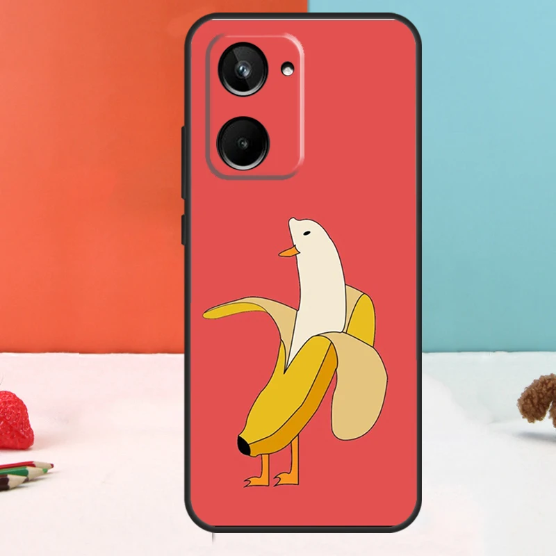 Забавные мультяшные бананы Memes для Realme 10 11 12 Pro Plus GT Neo5 C11 C30 C31 C33 C35 C25s C21Y C51 C55 C53 GT5