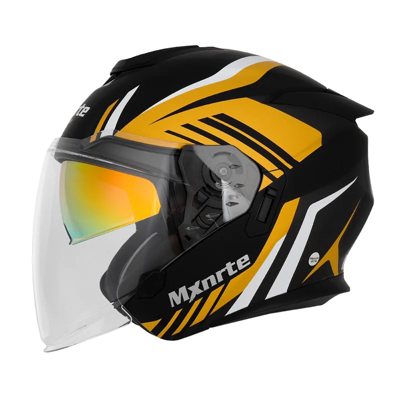 ECE одобренный Mxnrte Gatling двухцветный шлем для мужчин и женщин полушлем с двойными