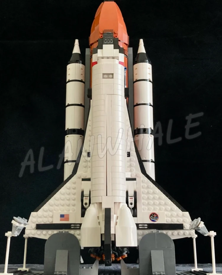 1230 шт. Creator Expert Shuttle Expedition Space Mission Maintenance Vehicle 16014 Строительные блоки игрушки