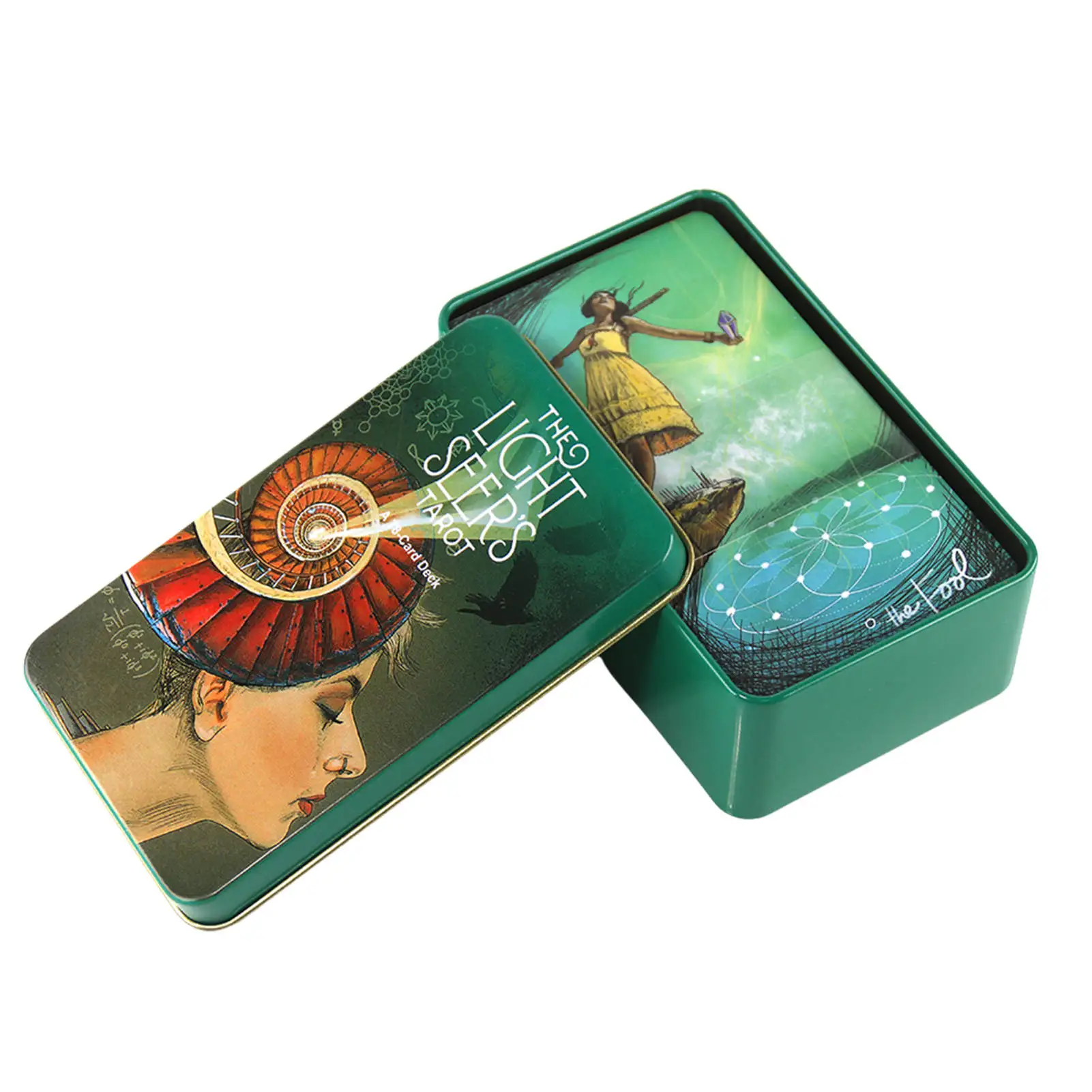 

Light Seer's Tarot Card Deck 78 Cards Tarot Deck Party Supplies English Board Game Party Playing Cards Full Color And Guidebook
