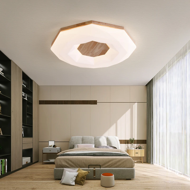 Nordic Style Bedroom Ceiling Lights Modern Minimalist Creative Restaurant Lamp Children's Room Study Cream Style Ceiling Lamp