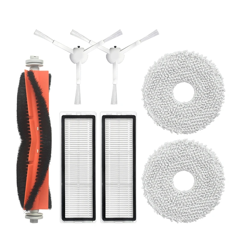 

7Pcs For Xiaomi Mijia B101CN Sweeping Robot Main Brush Rag Filter Kit Accessories Replacement Washable Rag Spare Parts