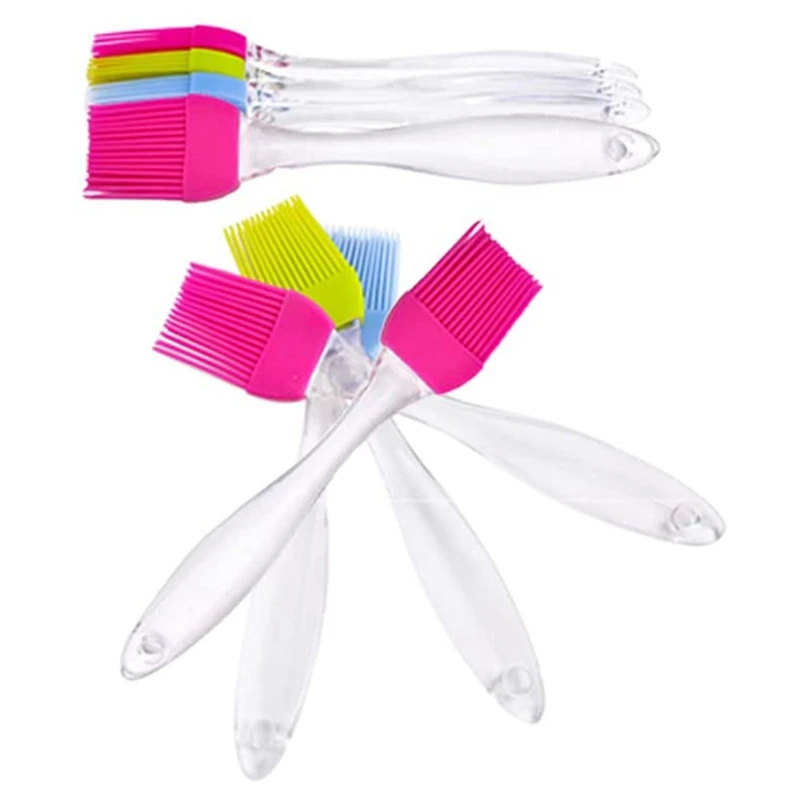 

4-Piece Set Of Silicone Puff Pastry Brush With Butter Sauce Marinade Barbecue Oil Butter Sauce Sausage (Random Color)