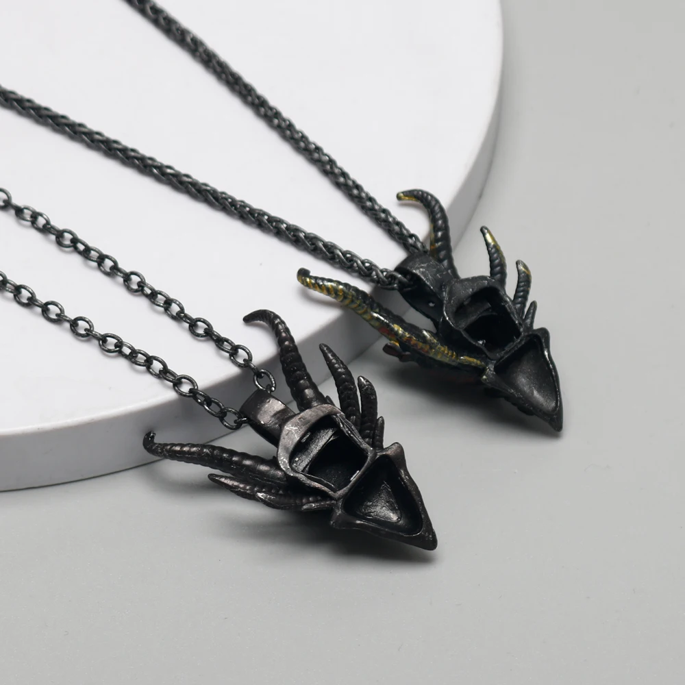 Винтажное мужское ожерелье с подвеской. Стильные металлические украшения