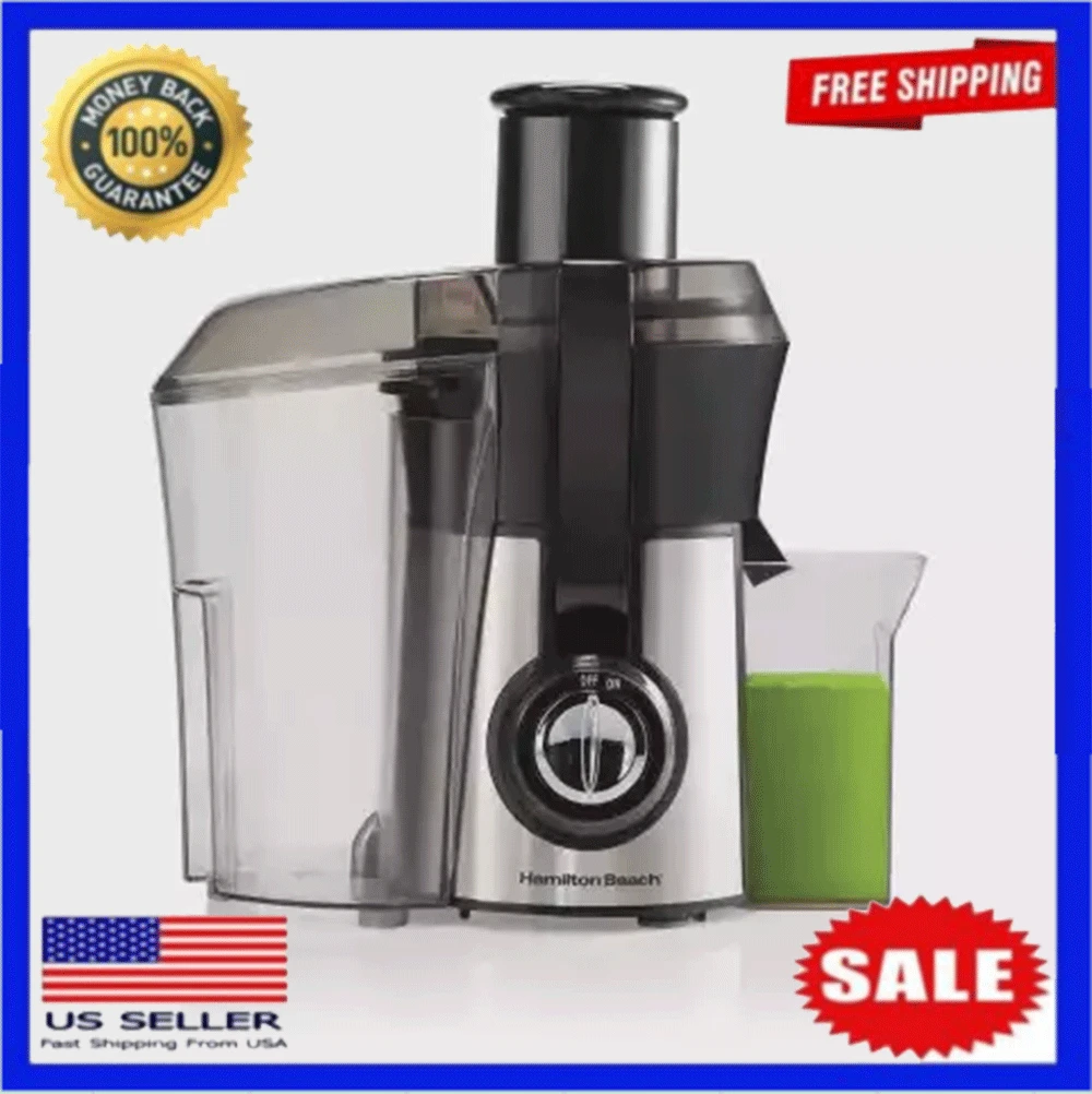 

Big Mouth Pro Juicer, Gray and Die-Cast Metal, 67608A