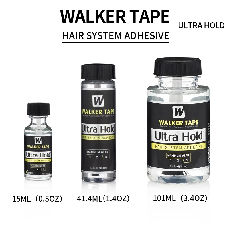Ultra Hold Adhesive Glue 15ml/41.4ml/101ml Brush-on Lace Wig Silicone Glue For Wig/Toupee/Closure