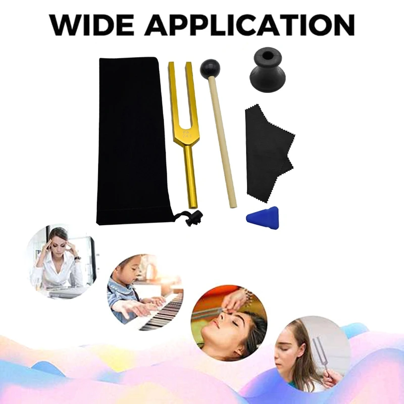 Набор камертонов FA741HZ камертон для исцеления чакры звуковой терапии разума и