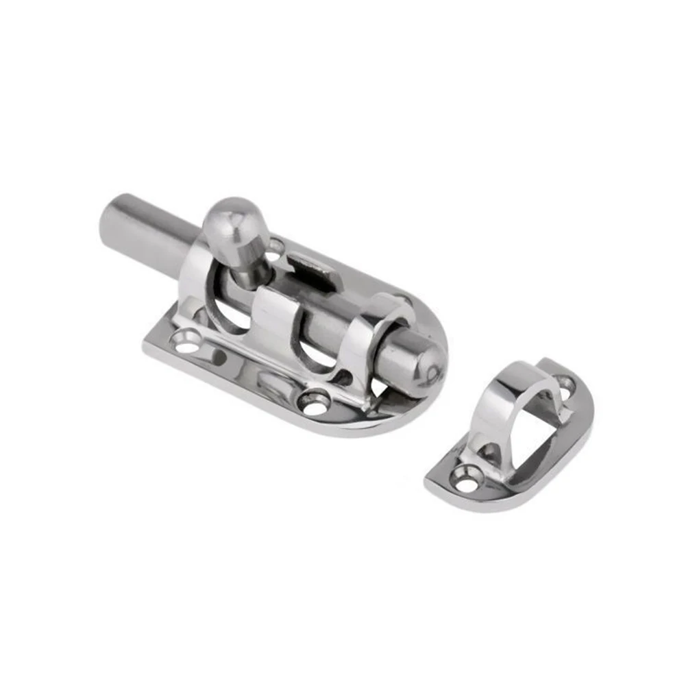 

Durable And Practical To Use Door Latch Lock Latch Lock Latch Lock Silver Stainless Steel Bolt -Door Latch Lock