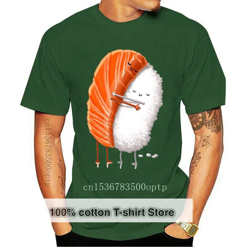 

Новые смешные футболки с суши, женские футболки с мультяшным принтом аниме, женская футболка в стиле Харадзюку, кавайная одежда, топы, графи...