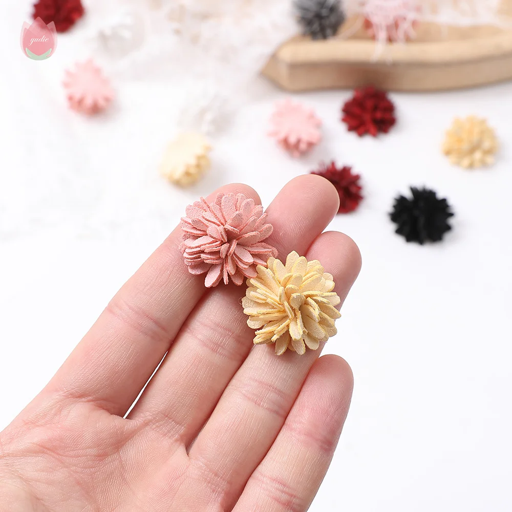 Фланелевая мини-ткань 2 см с маргаритками искусственный цветок головной убор для