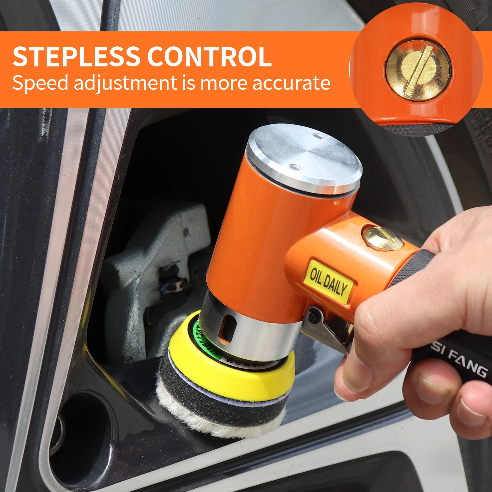 NuoDunco орбитальный пневматический мини-шлифовальный инструмент 36 шт. для