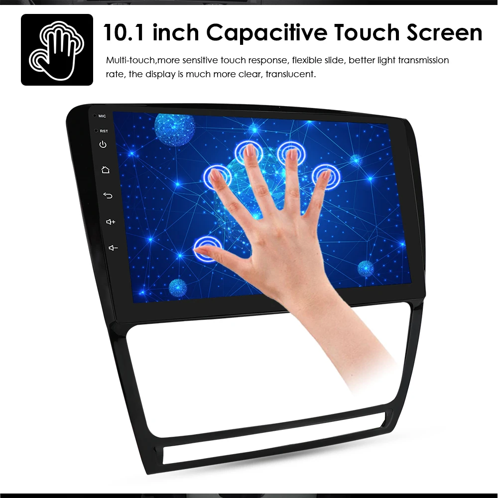 Автомобильный радиоприемник с восьмиядерным процессором AI Voice 2 Din Android для Skoda