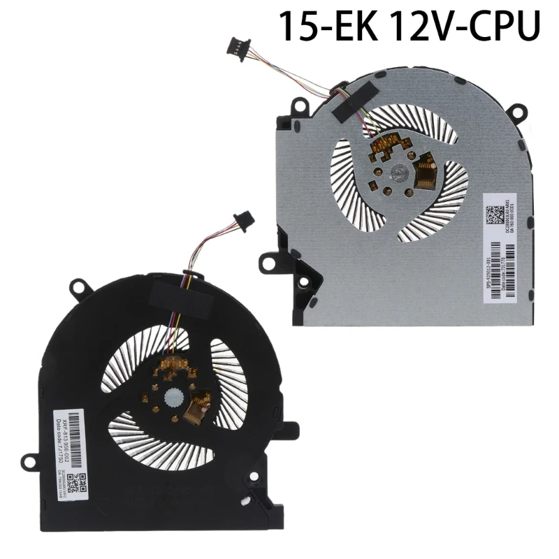 

CPU GPU Cooling Fans Radiator for OMEN 15-EK TPN-Q236 Q238 M04215-001 M04216 M04217 M04218 001 ND8CC02 ND8CC03 Cooler