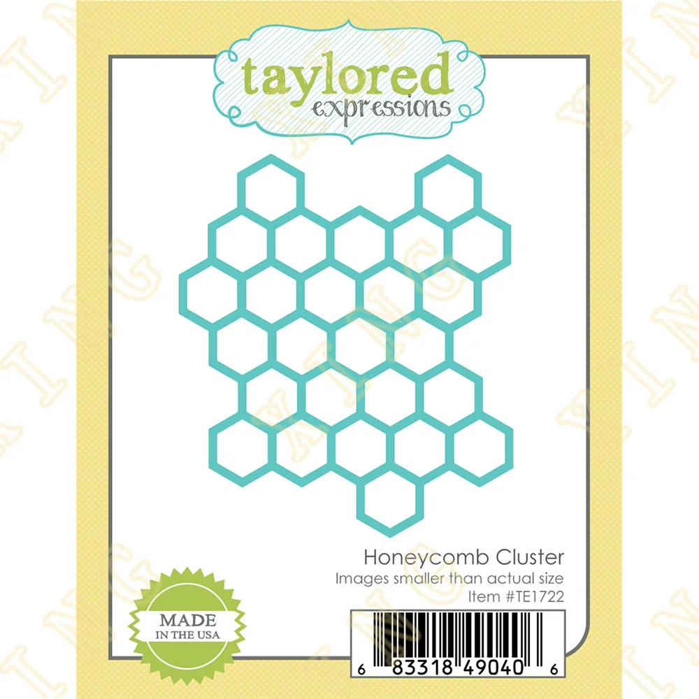 

Honeycomb Cluster Metal Craft Cutting Dies Diy Scrapbook Paper Diary Decoration Card Handmade Embossing New Product for 2023