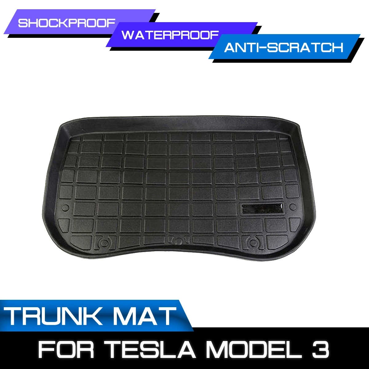 

Fit For Tesla Model 3 Front Cargo Floor Mat TPE Waterproof Tray Trunk Anti-dust Boot Cargo Line Car Accessories Custom