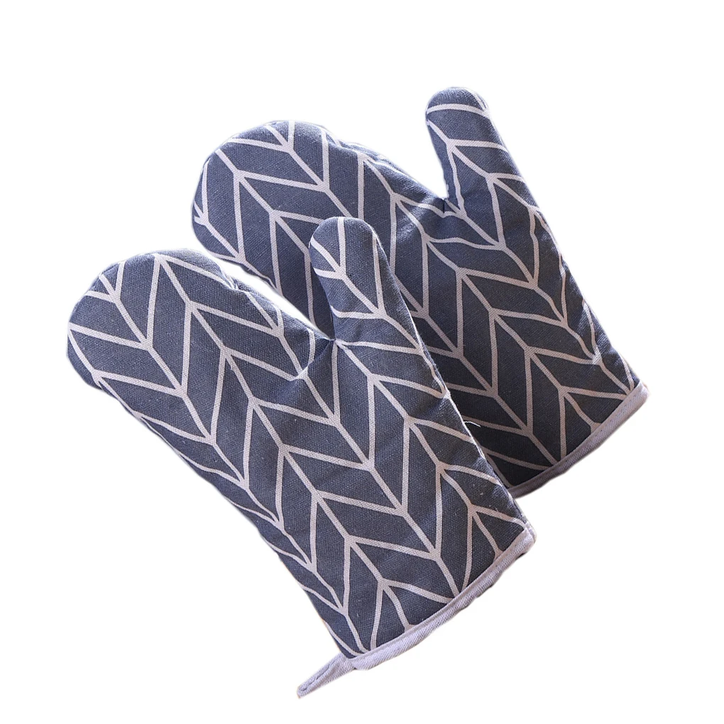 

2Pcs Limb Baking Gloves Oven Mitt Mittens Kitchen Thickening Cooking