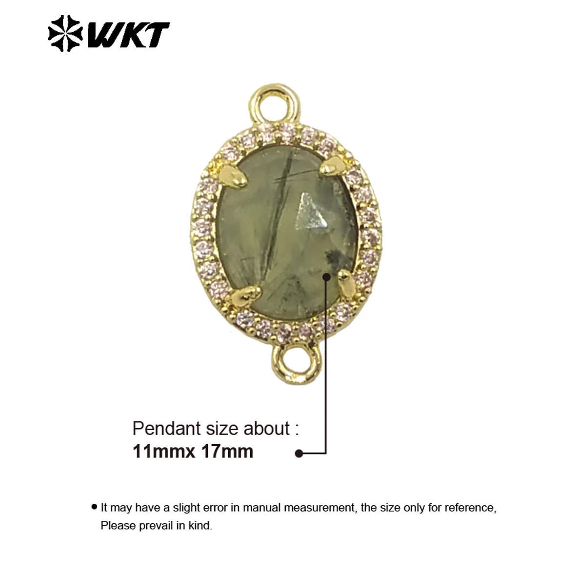 WT-C336 Стильный маленький циркон круглый красочный натуральный драгоценный камень