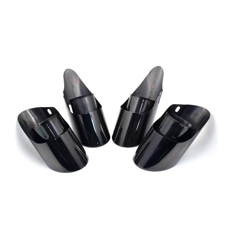 

4 шт./лот, насадка для выхлопной трубы для Porsche Macan S 2.9T 3.0T 2014-2024 годов, сменная насадка для выхлопной трубы, насадка для настройки глушителя