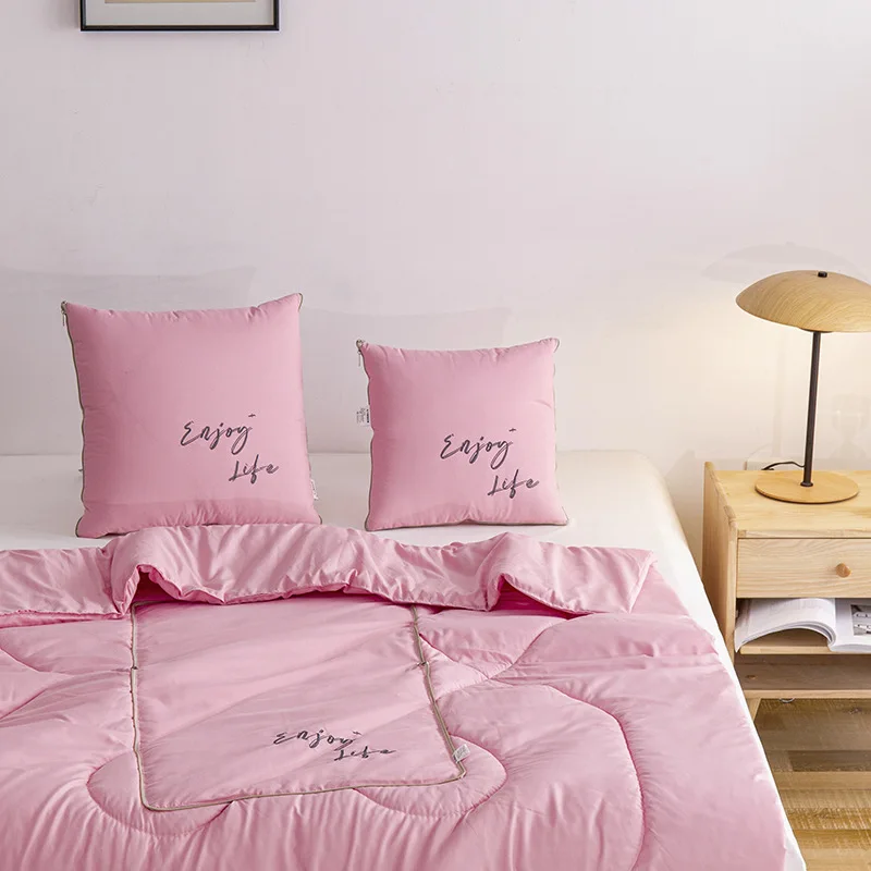 

Warm Sleeping Qulit Bedroom Decor Solid Color Backrest Pillows Breathable Soft Chair Lounge Seat Cushion