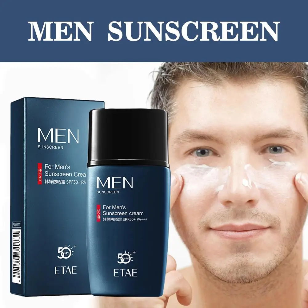 Мужской солнцезащитный крем SPF 50+ УФ-защитный увлажняющий и смазывающий