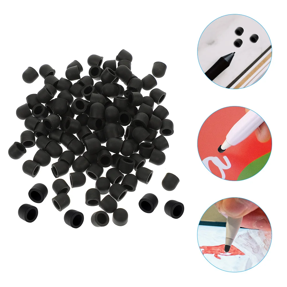 

300 Pcs Touch Screen Pen Head Universal Stylus Replaceable Tips Rubber Parts Capacitive Silica Gel Replacement Silicone Nibs