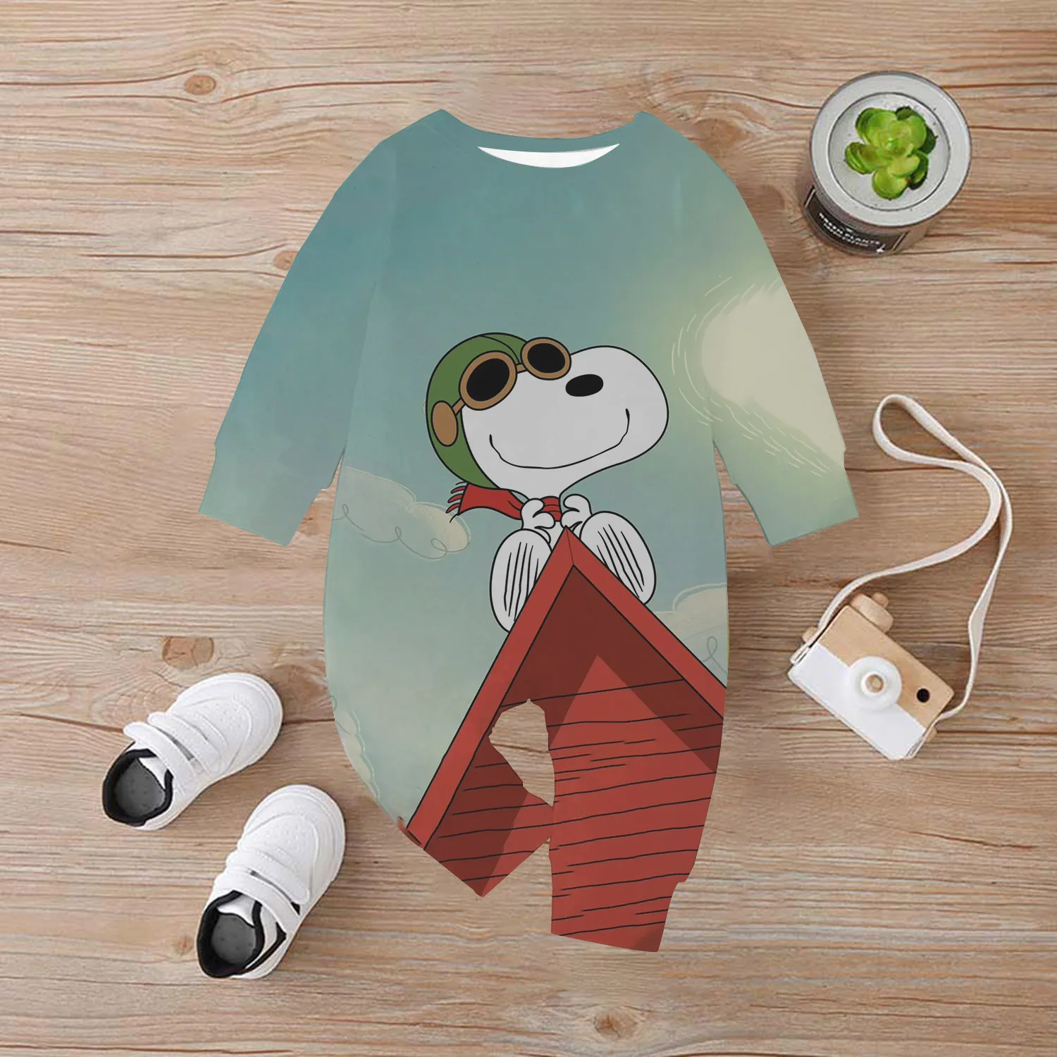 PEANUTS Снупи мультфильм аниме 2024 новый популярный детский комбинезон для детей 0-4