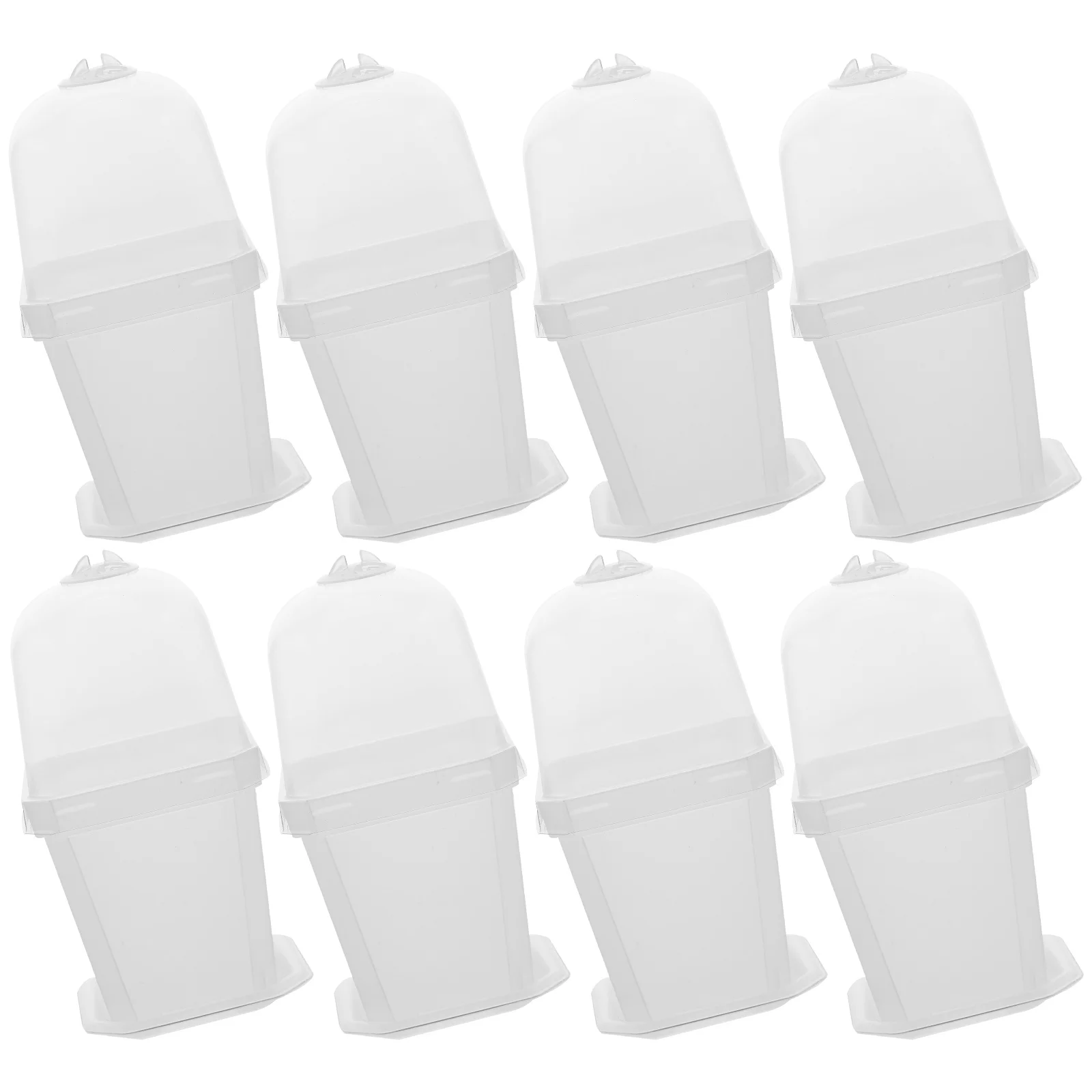 

10 Pcs Thermally Insulated Gardening Planting Containers Pots Lidded Nutrition Cup Outdoor Balcony Flowerpot Household