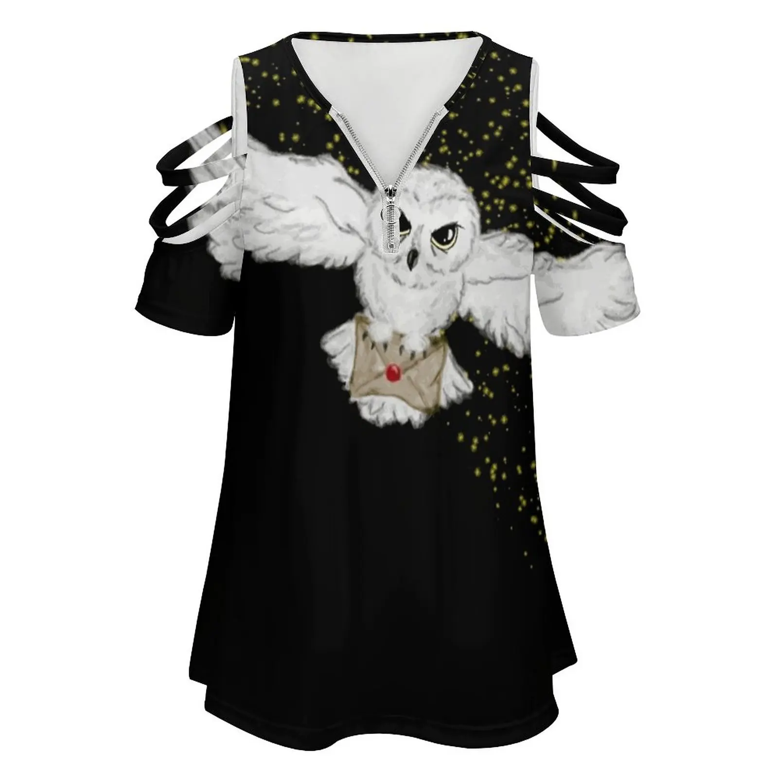 Женская летная Сумка-тоут с принтом совы на молнии |