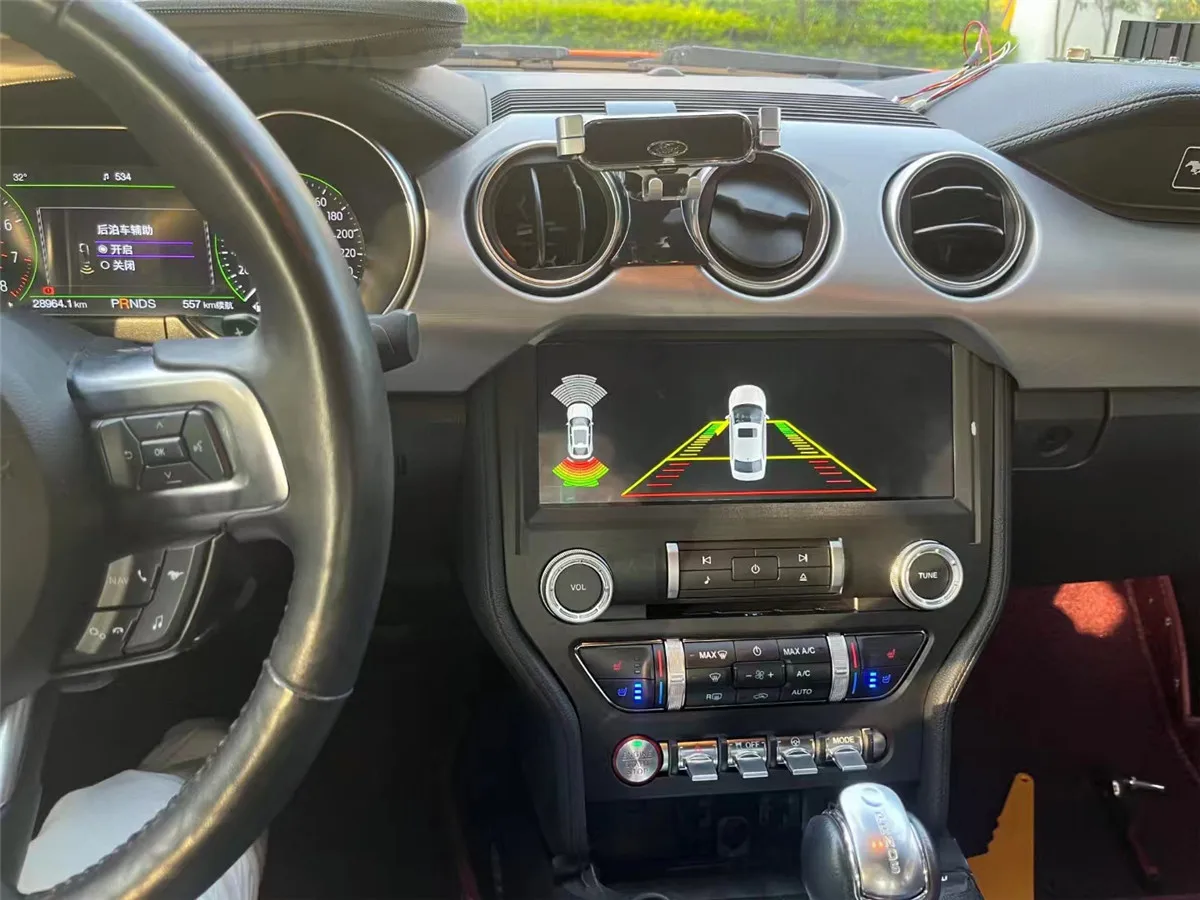 Автомобильный радиоприемник на Android 13 8 ГБ 256 GPS-навигация для Ford Mustang 2015-2019