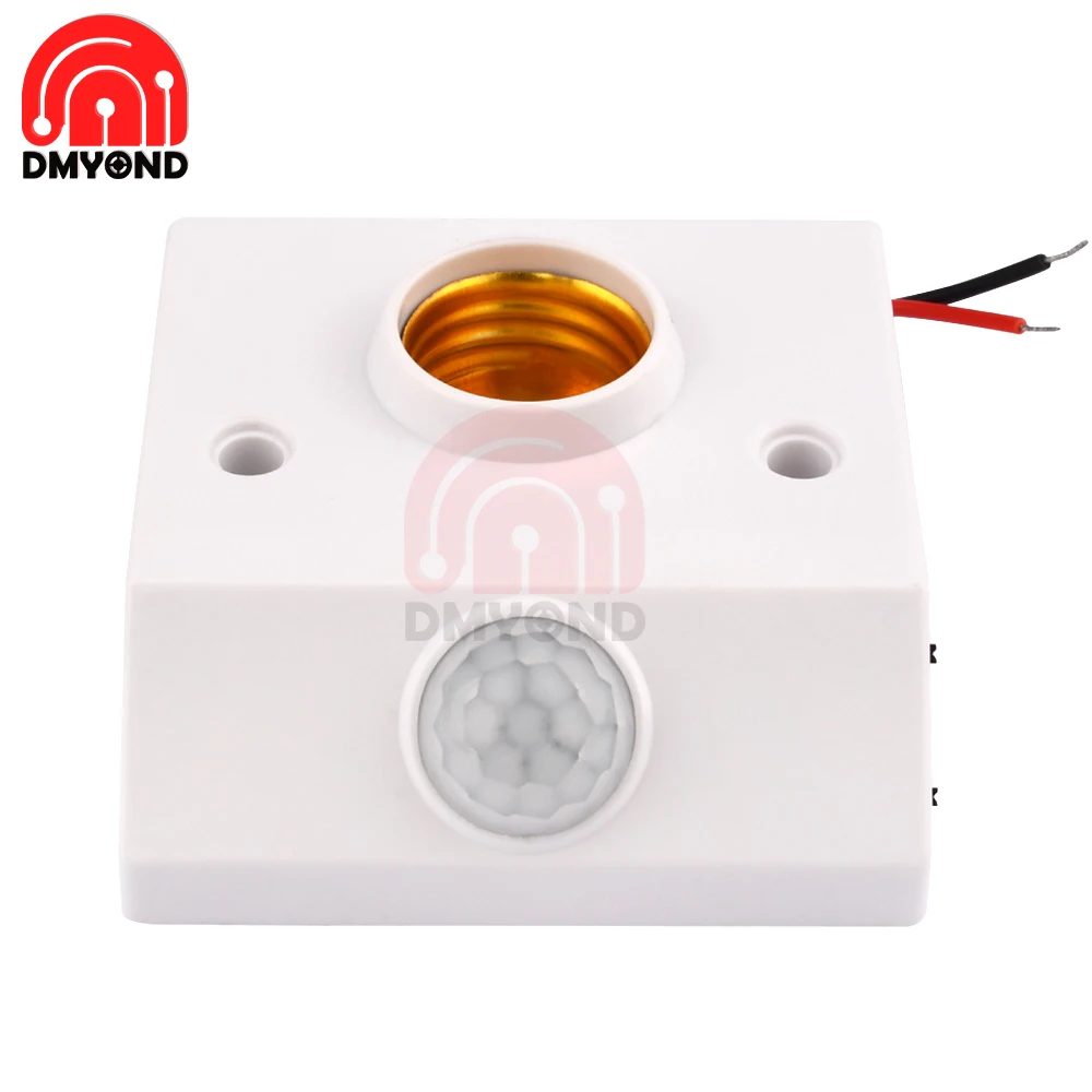 

AC110-240V Automatic Human Body Infrared Sensor Lamp Holder LED Bulb Light E27 Base PIR Motion Detector Wall Lamp Holder Socket
