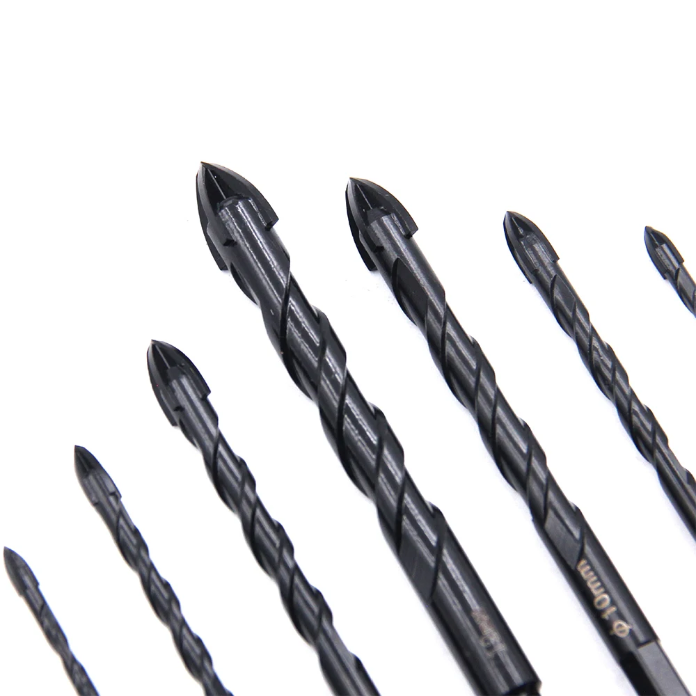 

3-12mm Cross Hex Tile Drill Bits for Glass Ceramic Concrete Hole Opener Hard Alloy Triangle Bit Tools
