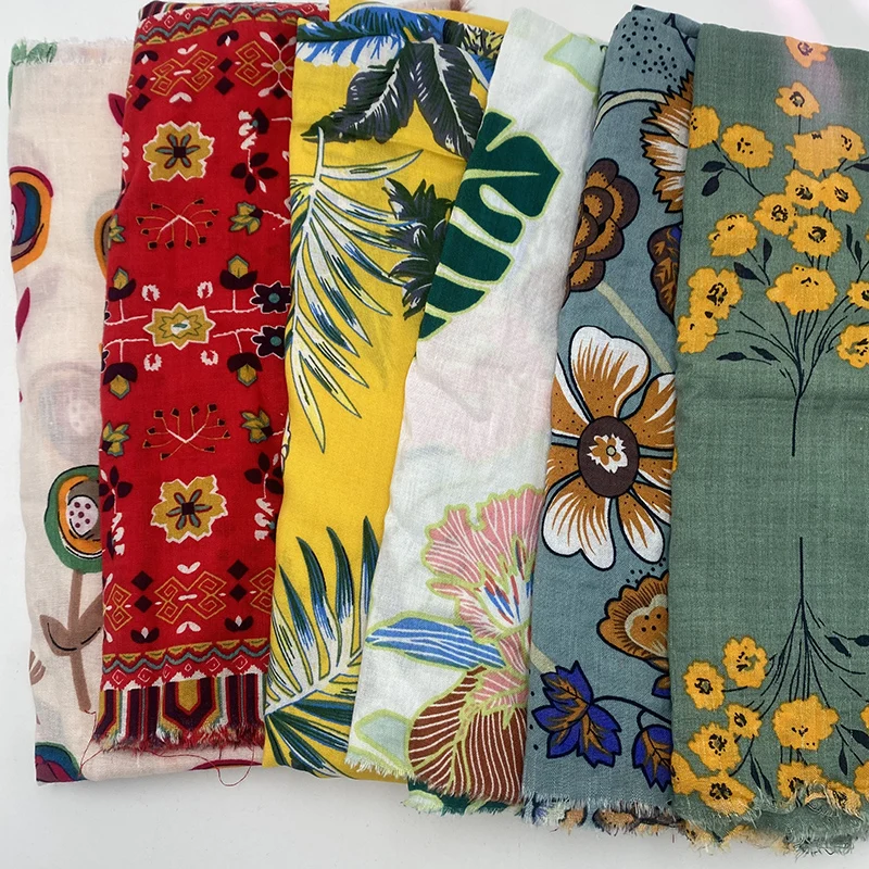 Цветочный принт Вискоза/хлопковая ткань Мягкая одежда Блузка Юбка Пижамы