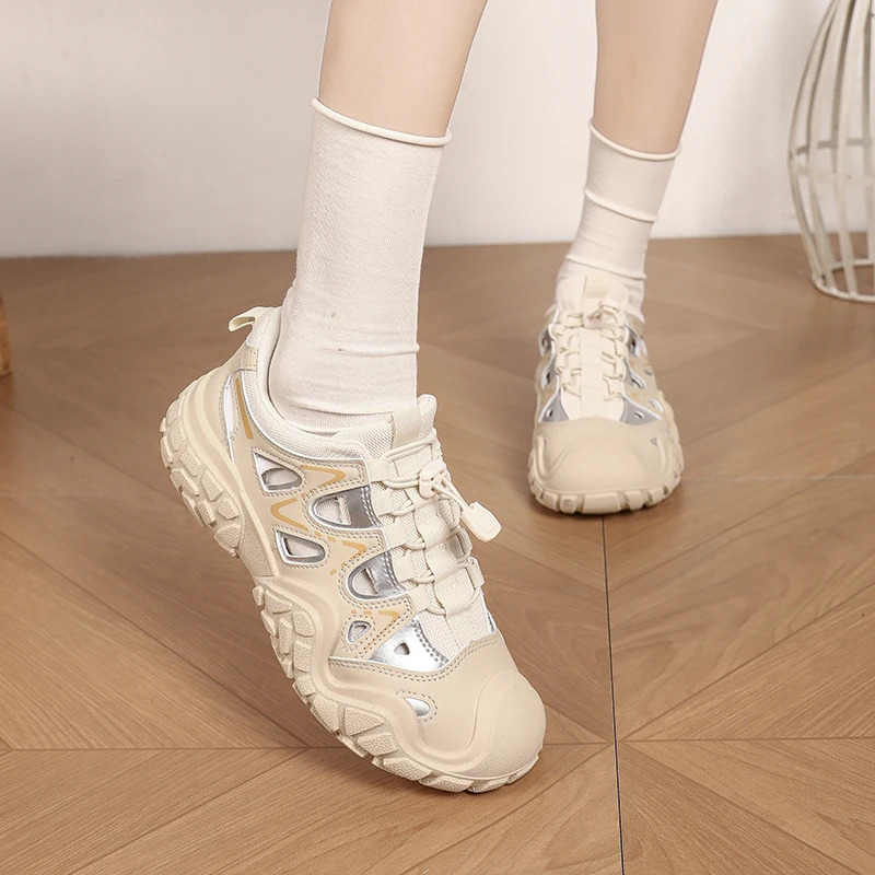 Сандалии женские быстросохнущие дышащие Нескользящие пляжные туфли спортивная