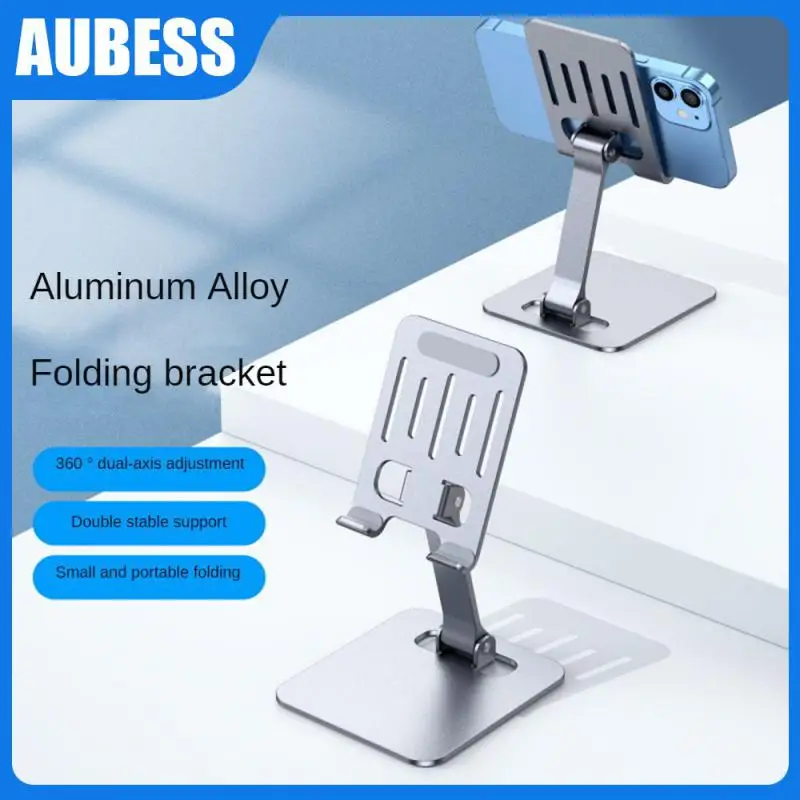 

Aluminum Alloy Folding Bracket Portable Desktop Bracket Adjustable Mobile Phone Bracket Mobile Phone Accessories New