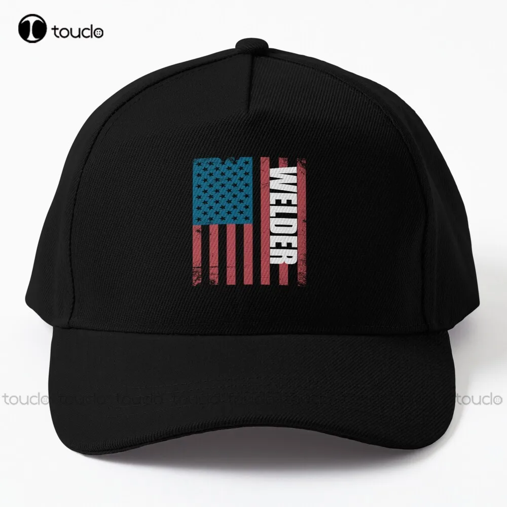 Welder - Welder American Flag Baseball Cap Womens Baseball Caps Gd Hip Hop Custom Gift Outdoor Cotton Caps Funny Colorful Sports