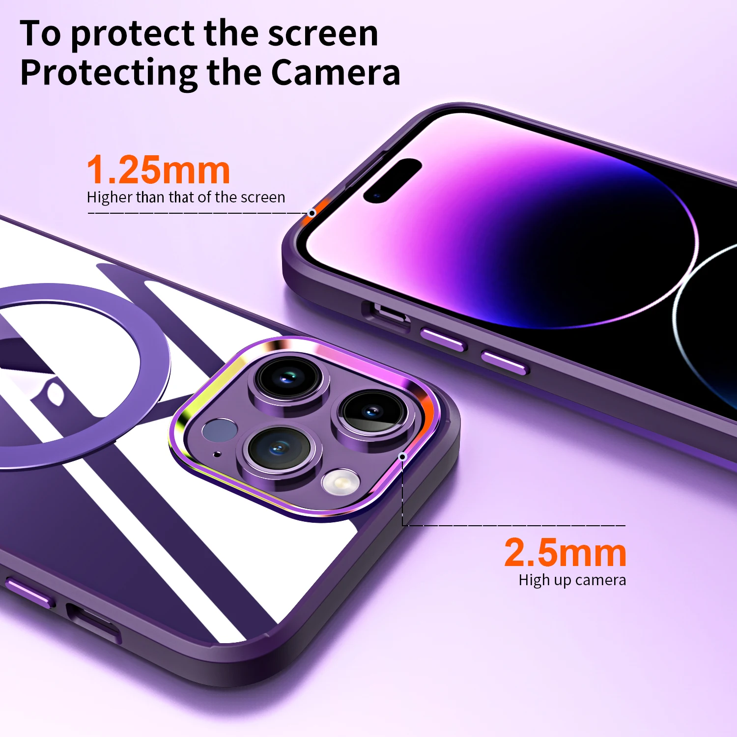 Magnetic Stand Case For iPhone 11 12 13 14 Pro Max With Mobile Phone Holder TPU Soft Frame Transparent Cover For IPHON 14 Plus