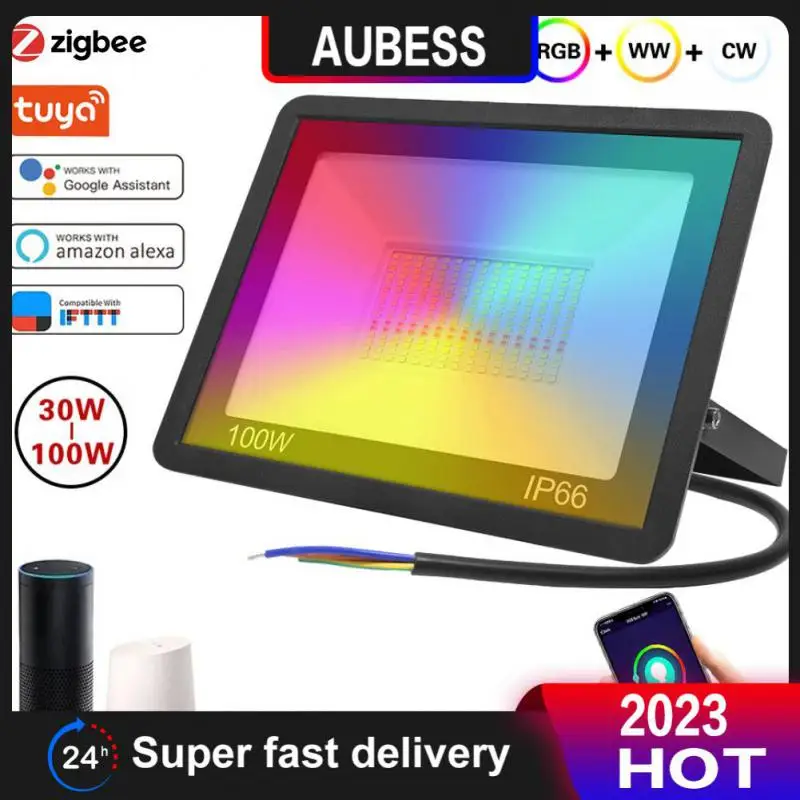 

Умный прожектор Zigbee для дома, 220 В, 30 Вт, 50 Вт, 100 Вт, 2/3/5 шт.