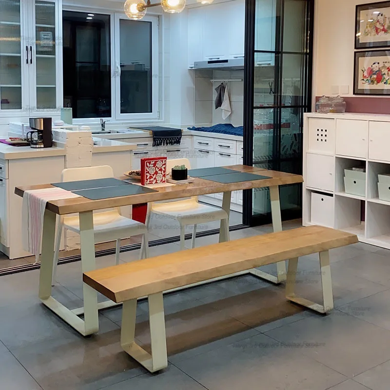 Минималистичный дизайн обеденный стол в скандинавском стиле кофейный