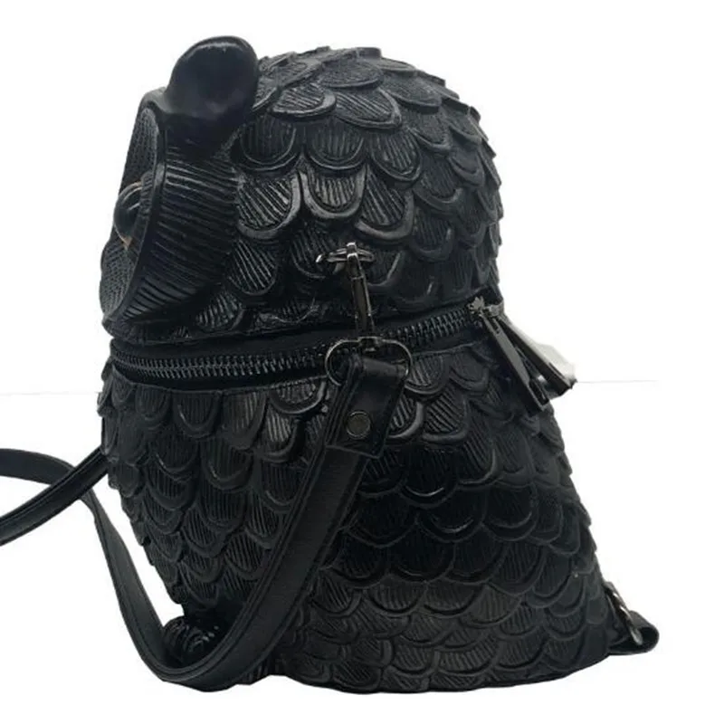 Кожаные женские кошельки и сумки в форме совы 3D дизайнерская сумка на плечо