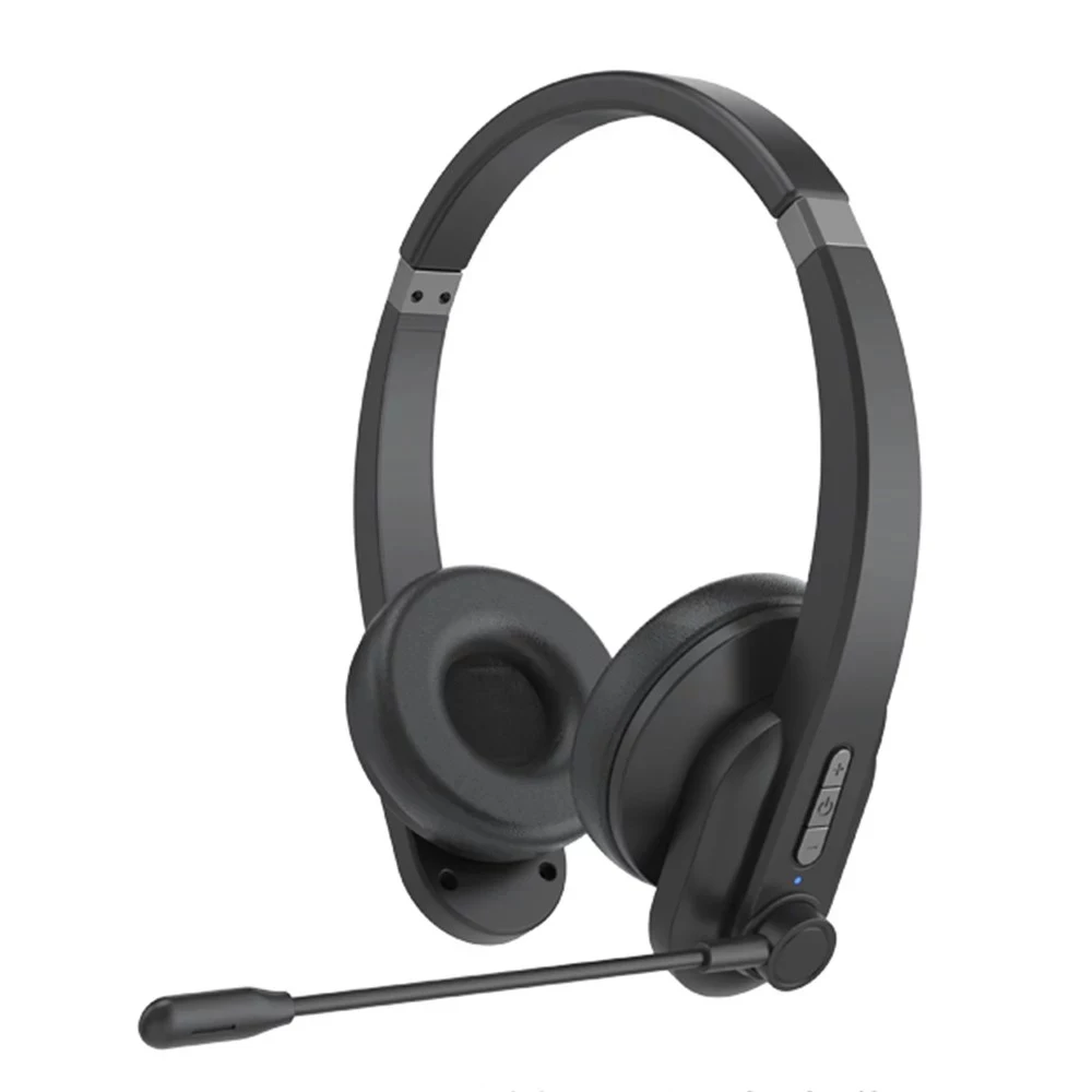 

Headphone with Microphone Headset Adjustable Headband Stereo Sound Earbuds
