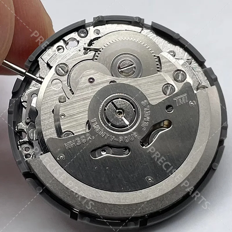 Японский механизм NH38 Стандарт NH38A 24 импортные часы с драгоценным камнем
